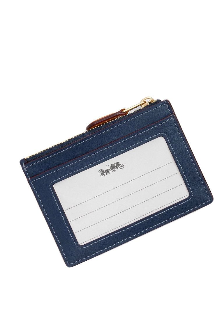 Coach Mini Skinny ID Case In Signature Denim - Denim