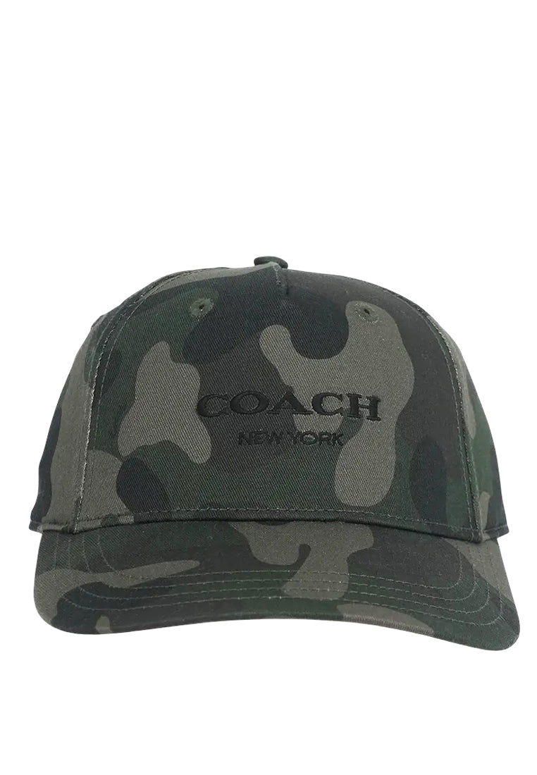 Coach Embroidered Baseball Hat - Classic Camo