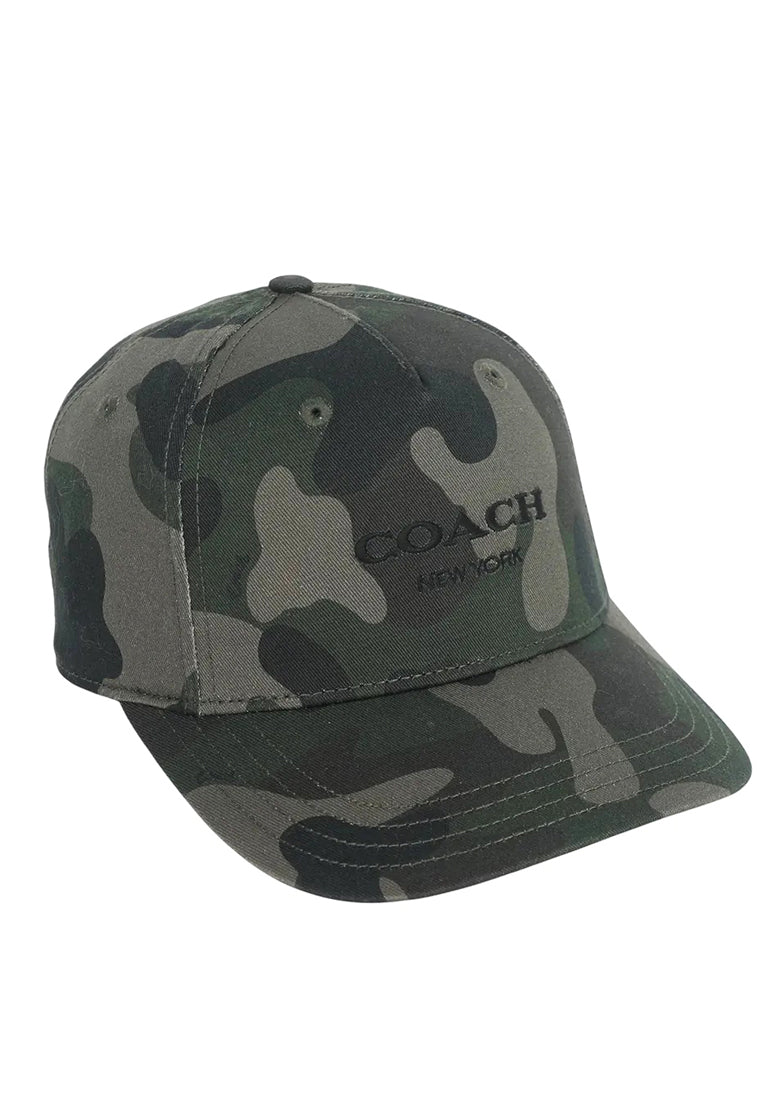Coach Embroidered Baseball Hat - Classic Camo