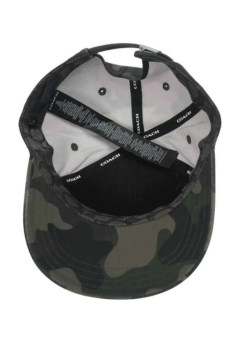Coach Embroidered Baseball Hat - Classic Camo