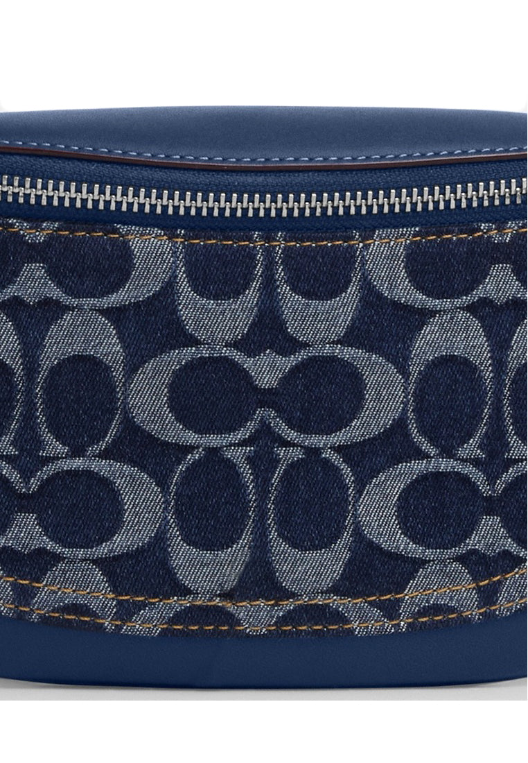 Coach Mens Warren Mini Belt Bag In Signature Denim - Denim