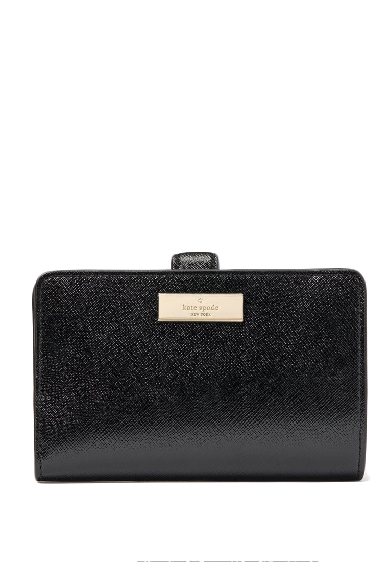 Kate Spade Kenzie Boxed Medium Compact Wallet - Black