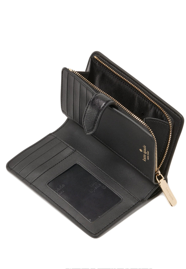Kate Spade Kenzie Boxed Medium Compact Wallet - Black