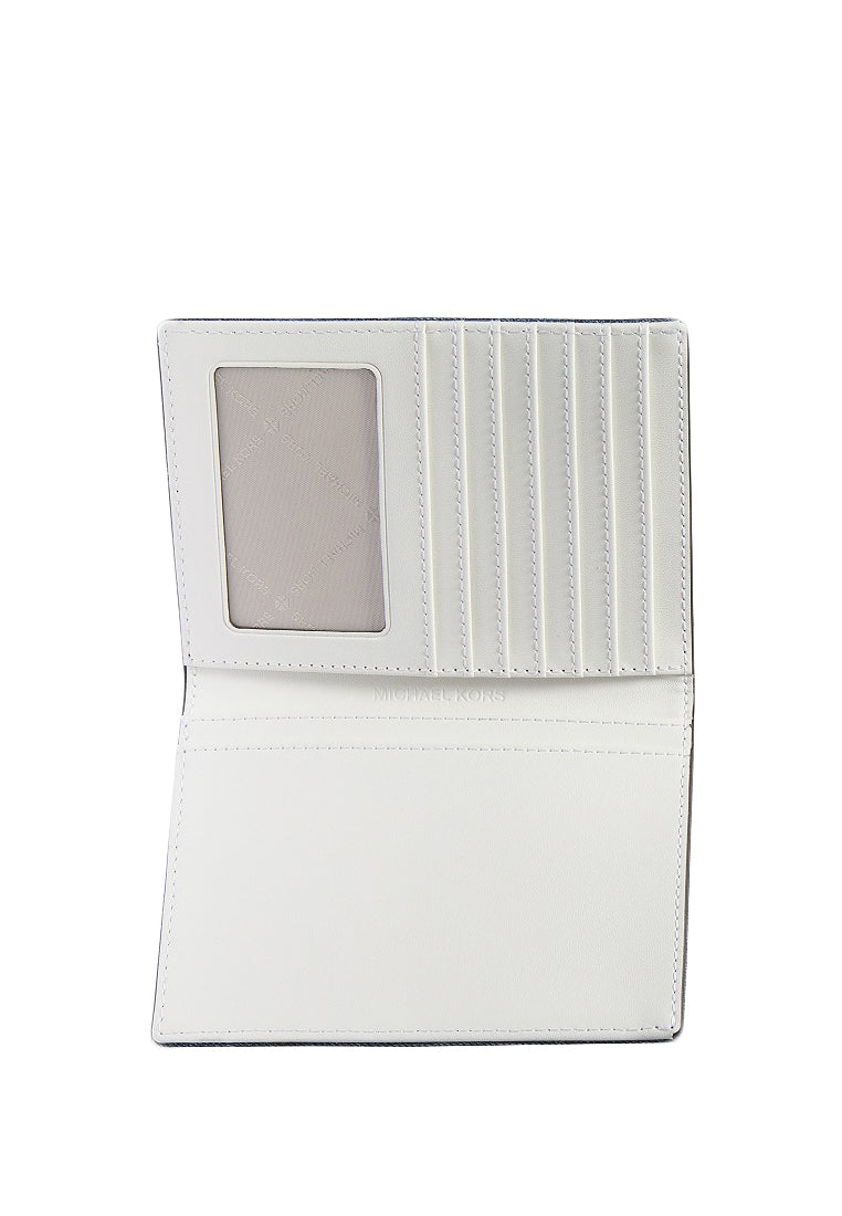 Michael Kors Jet Set Travel Medium Passport Case with Patches - Denim