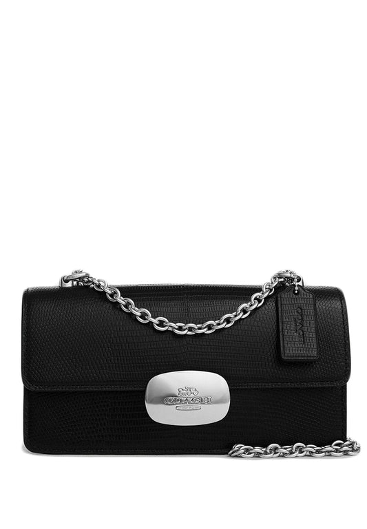 Coach Eliza Flap Crossbody Bag - Black