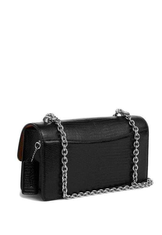 Coach Eliza Flap Crossbody Bag - Black