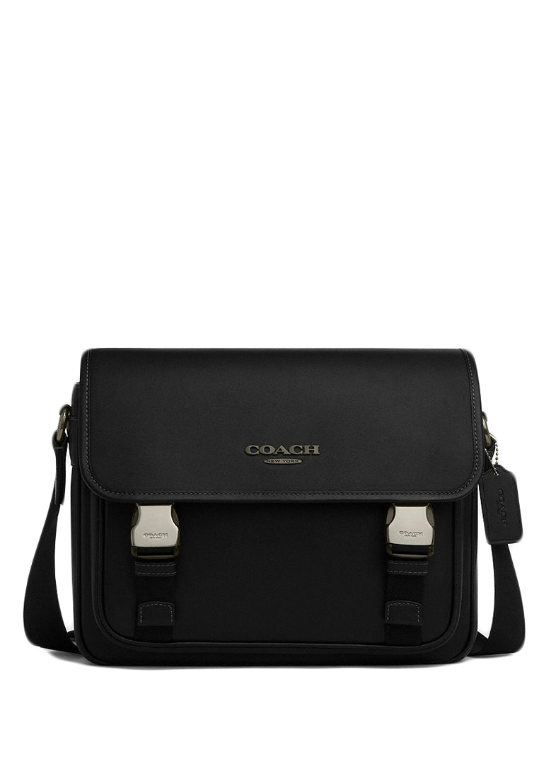Coach Mens Racer Messenger Bag - Black