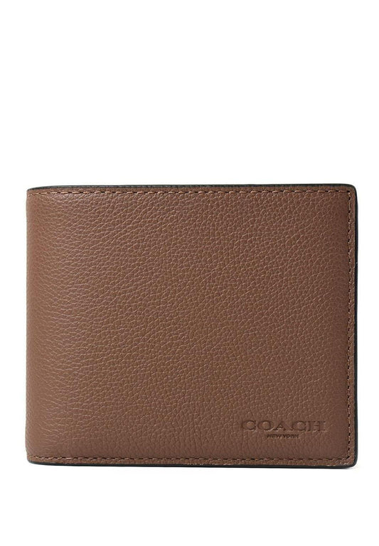 Coach Men 3 In 1 Wallet - Dark Saddle