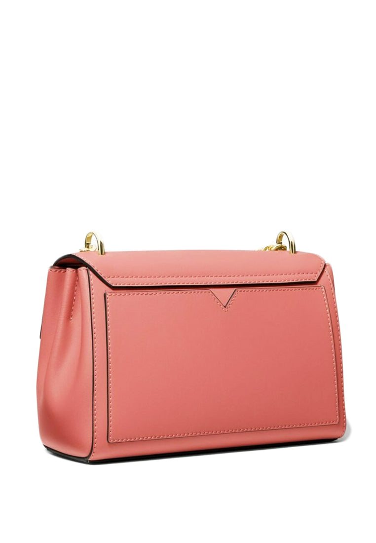 Michael Kors Lita Medium Leather Crossbody Bag - Pink