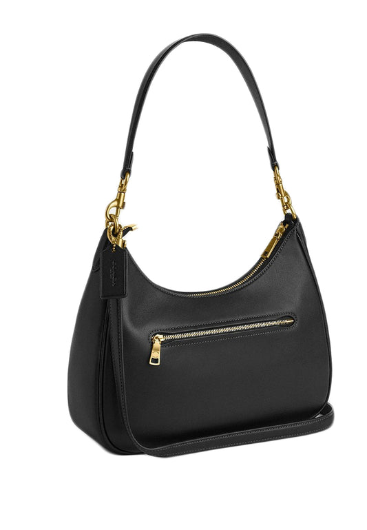 Coach Teri Hobo Bag With Grommets - Black