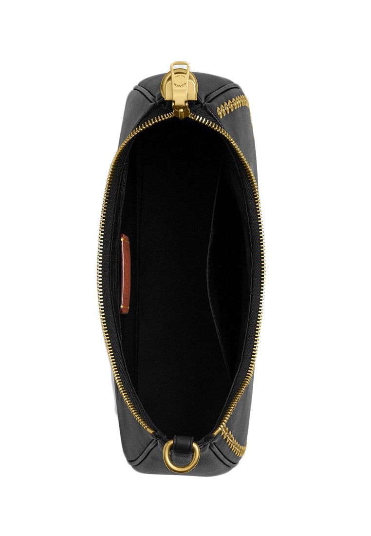 Coach Teri Hobo Bag With Grommets - Black