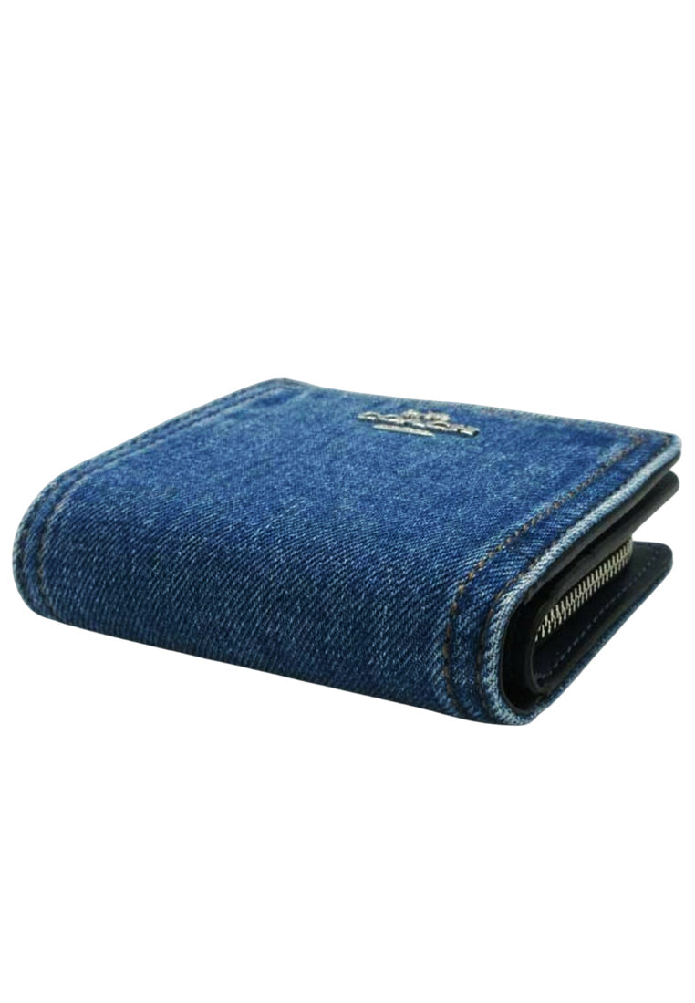 Coach Snap Wallet - Indigo Blue