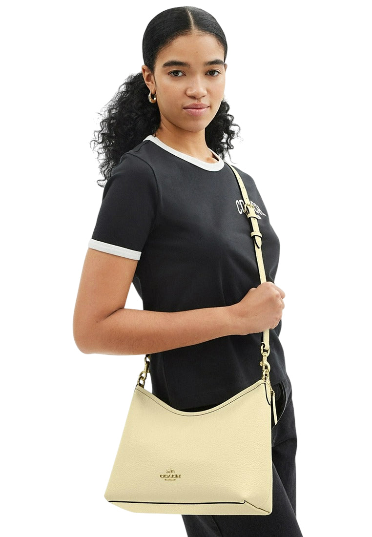 Coach Laurel Shoulder Bag - Moonlight Yellow