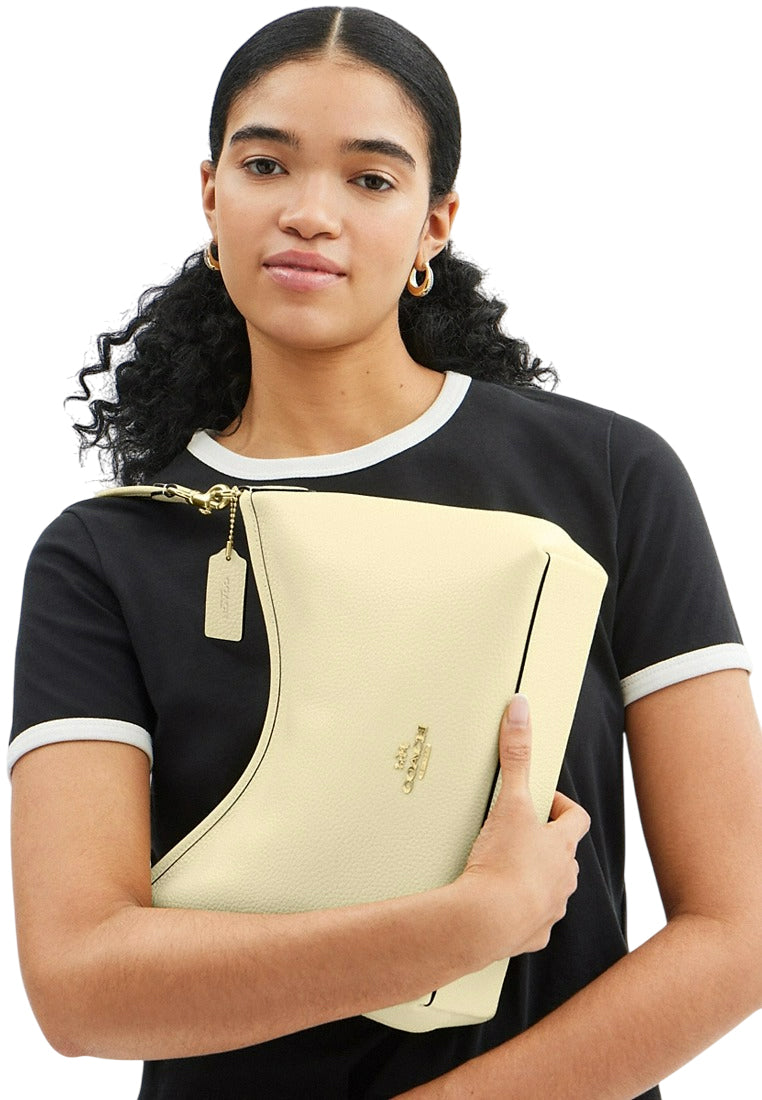 Coach Laurel Shoulder Bag - Moonlight Yellow