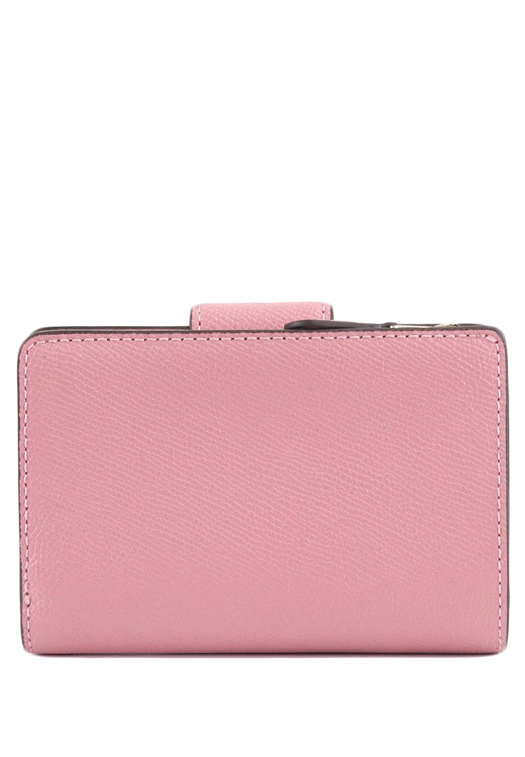 Coach Medium Corner Zip Wallet - Flower Pink