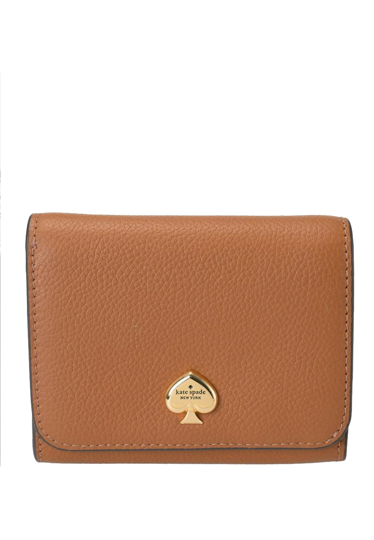 Kate Spade Kayla Small L-Zip Wallet - Brown