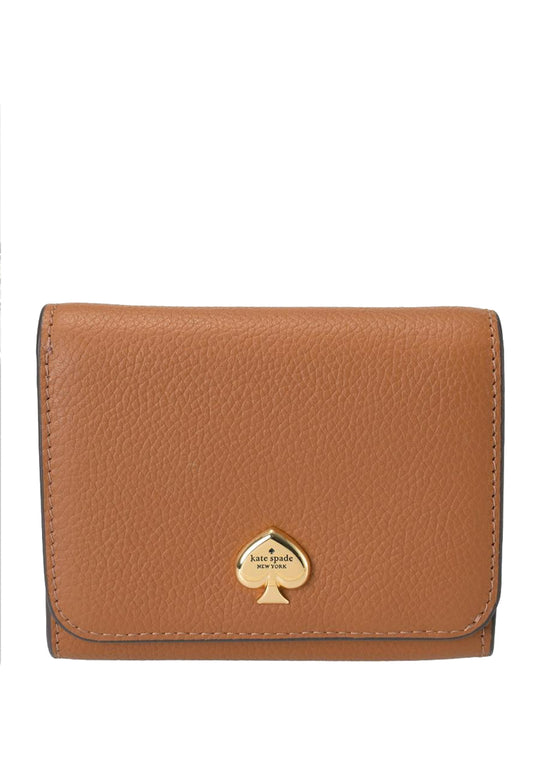 Kate Spade Kayla Small L-Zip Wallet - Brown