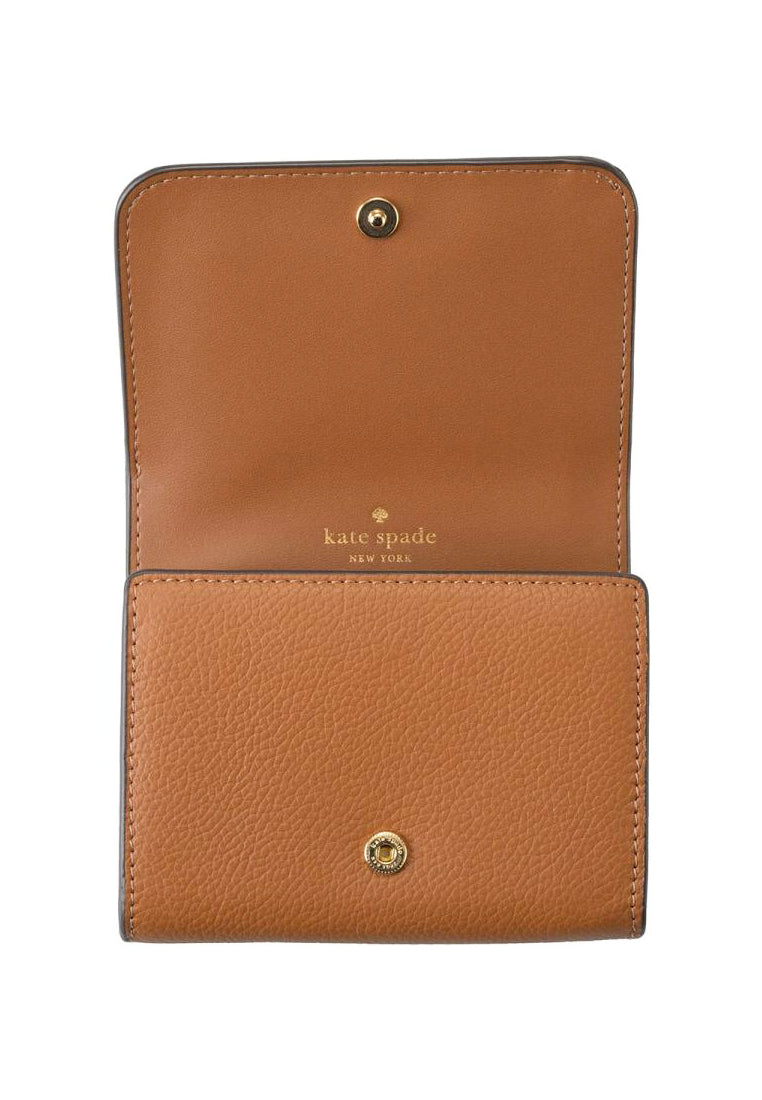 Kate Spade Kayla Small L-Zip Wallet - Brown