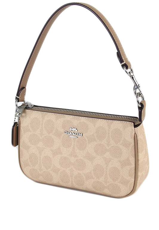 Coach Nolita 19 In Signature Canvas - Sand/Beige