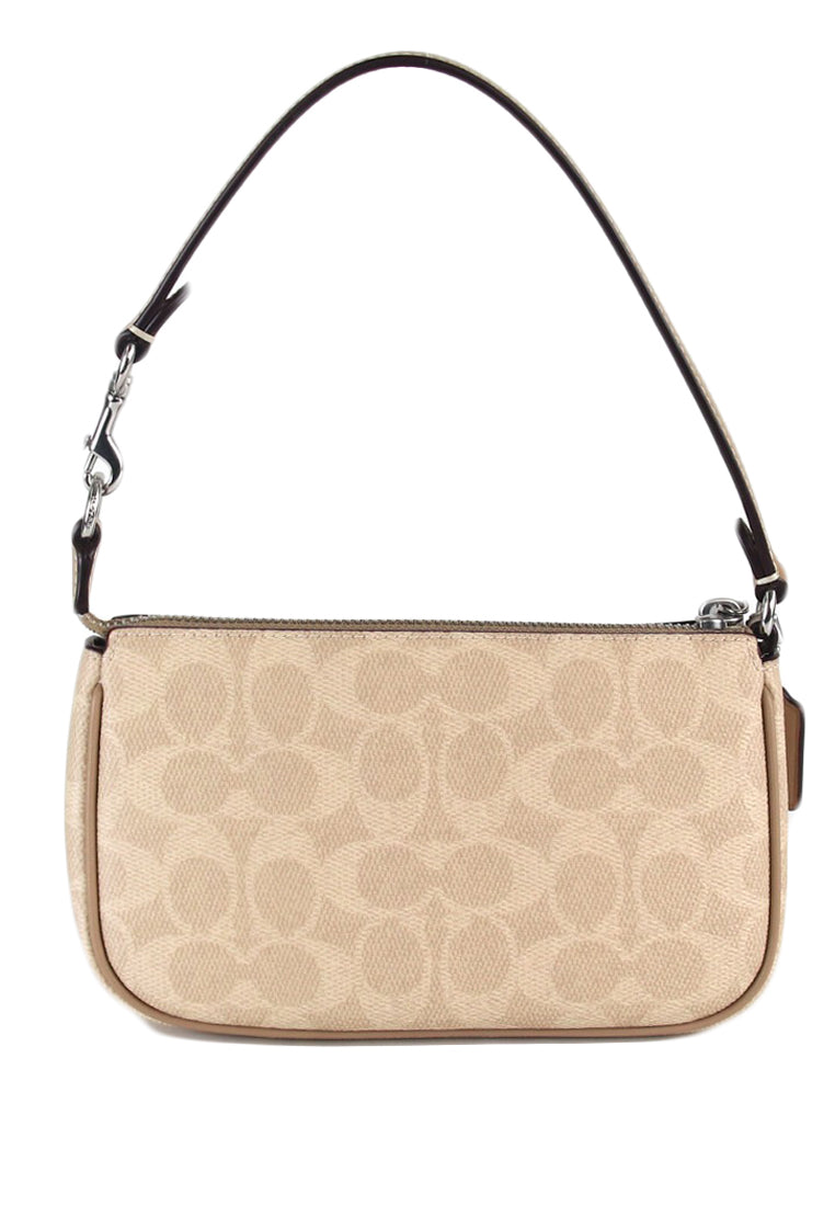 Coach Nolita 19 In Signature Canvas - Sand/Beige