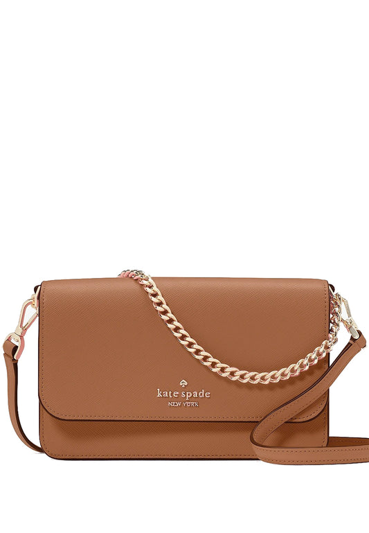Kate Spade Madison Small Flap Crossbody - Brown