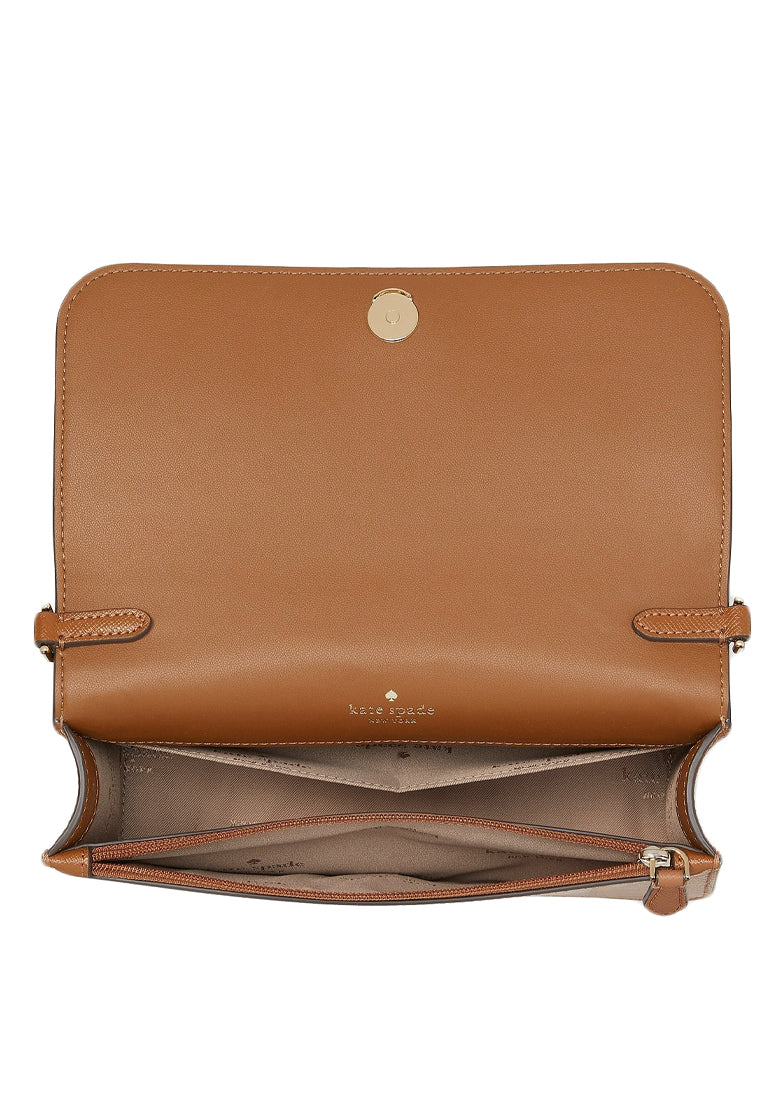 Kate Spade Madison Small Flap Crossbody - Brown