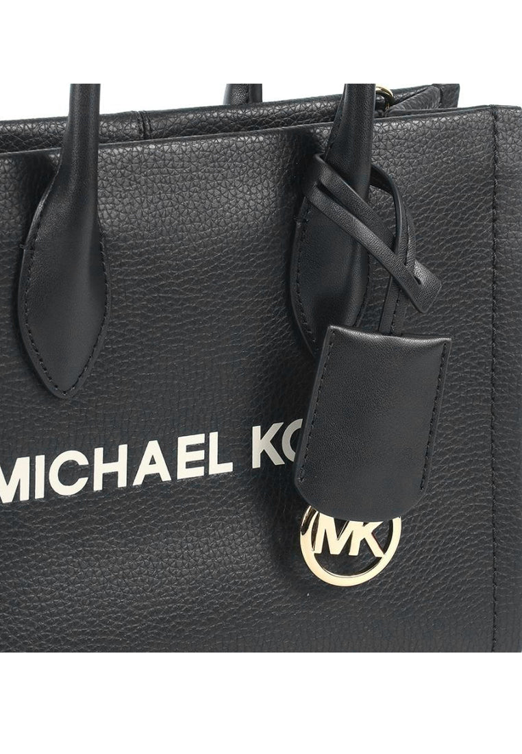 Michael Kors Mirella Small Pebbled Leather Crossbody Bag - Black