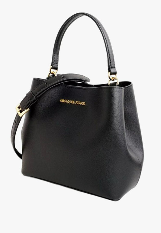 Michael Kors Pratt Small Shoulder Bag - Black