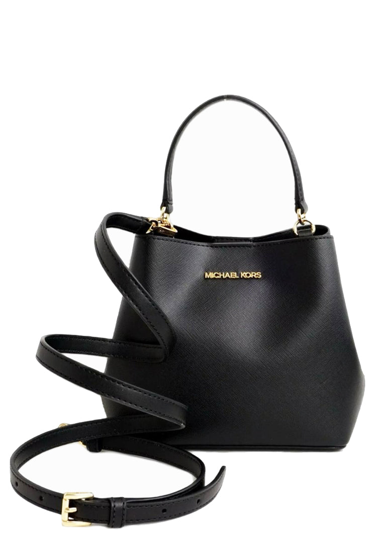 Michael Kors Pratt Small Shoulder Bag - Black
