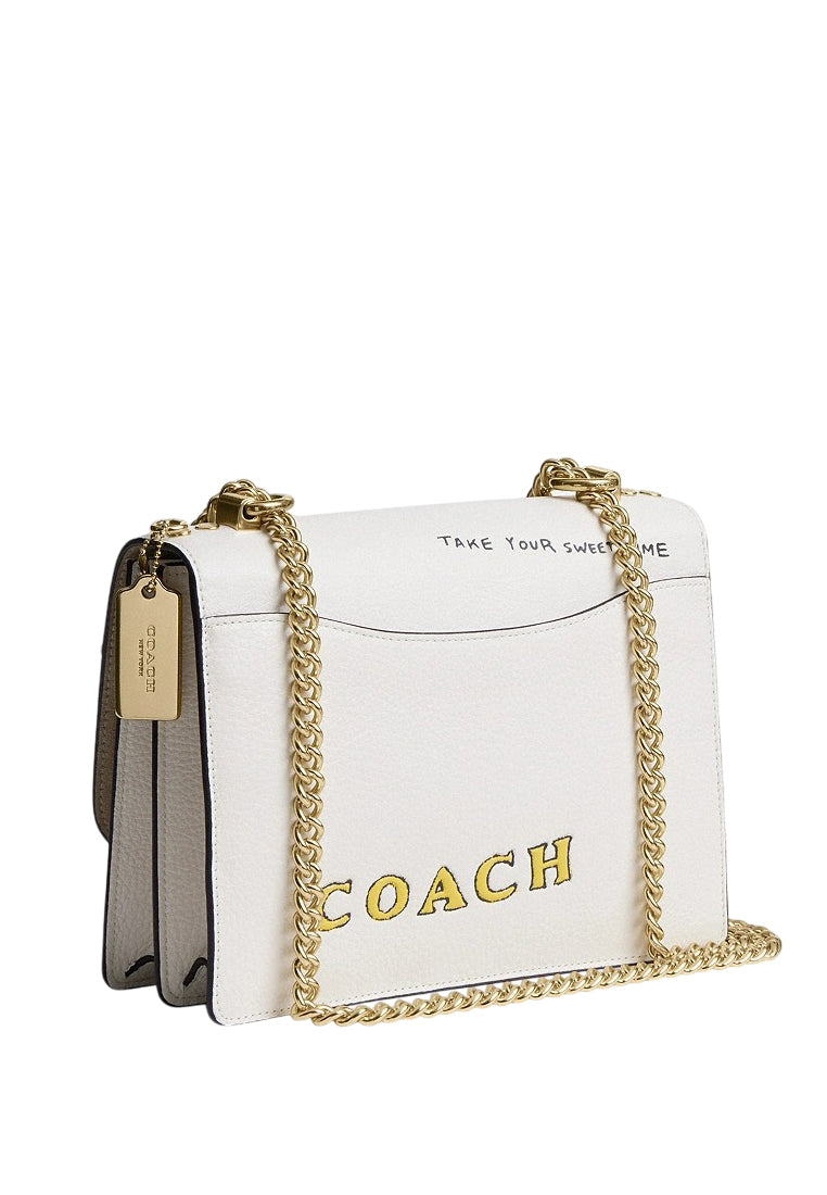 Coach Klare Crossbody Bag With Sketch Print - White