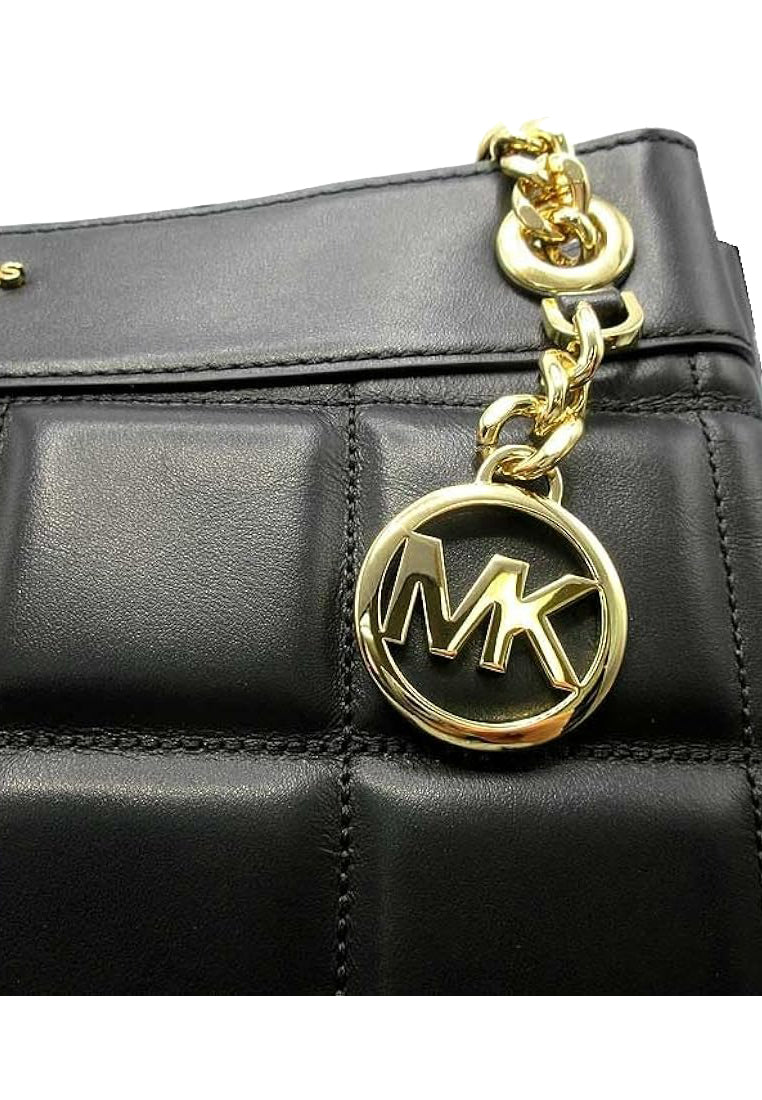 Michael Kors Susan Medium Quilted Leather Tote Bag - Black