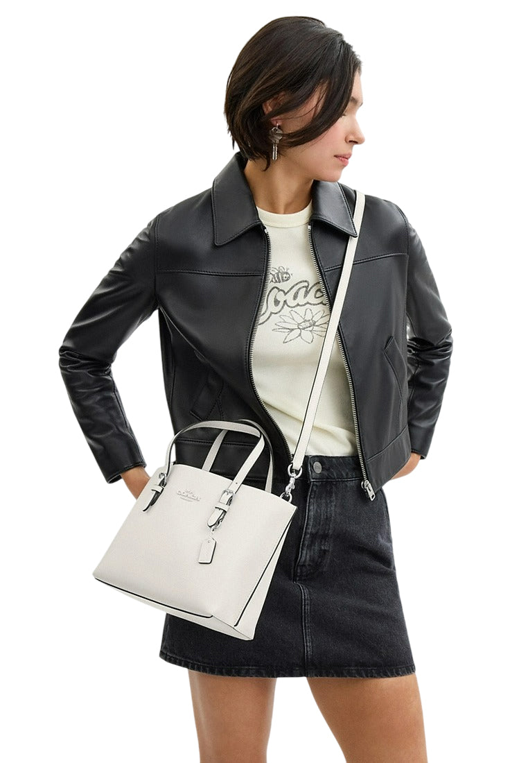 Coach Mollie Tote 25 Bag - White