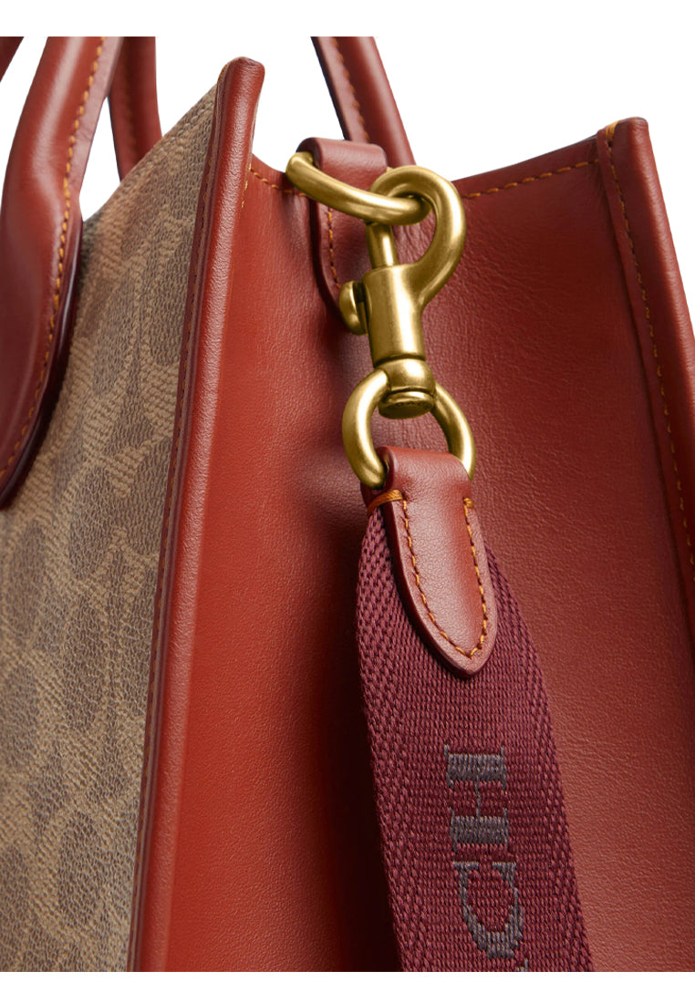 Coach Ace Tote Bag 26 In Signature Canvas - Brown