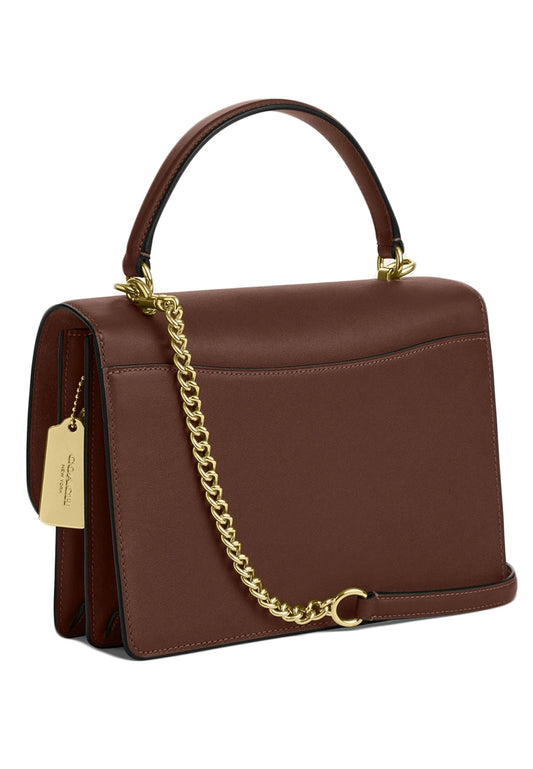 Coach Klare Top Handle Bag In Signature Canvas - Tan/Brown