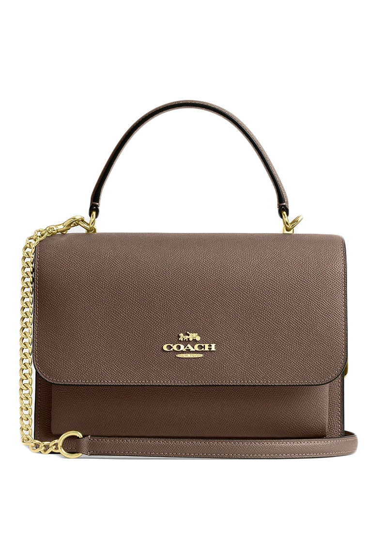 Coach Klare Top Handle Bag - Dark Stone