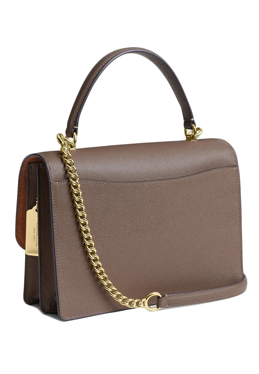 Coach Klare Top Handle Bag - Dark Stone
