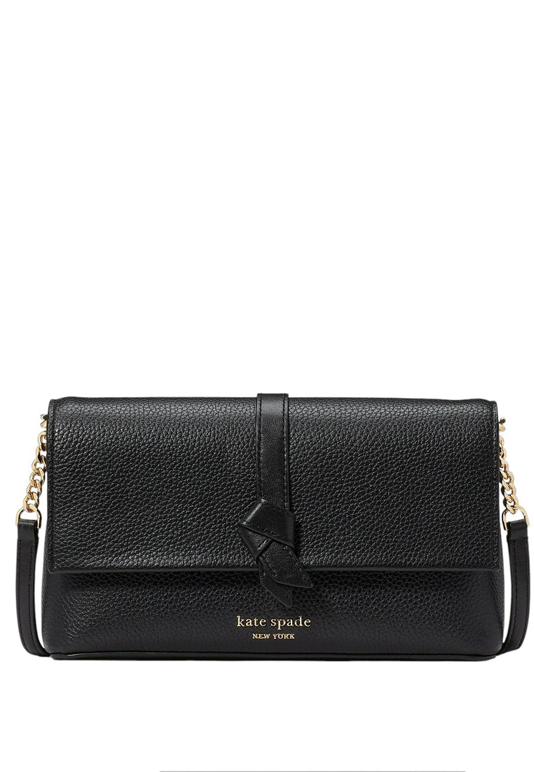 Kate Spade Knott Flap Chain Crossbody - Black