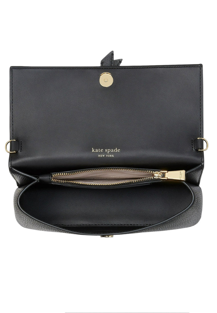 Kate Spade Knott Flap Chain Crossbody - Black