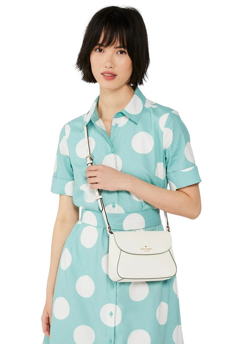 Kate Spade Monica Small Flap Crossbody - White