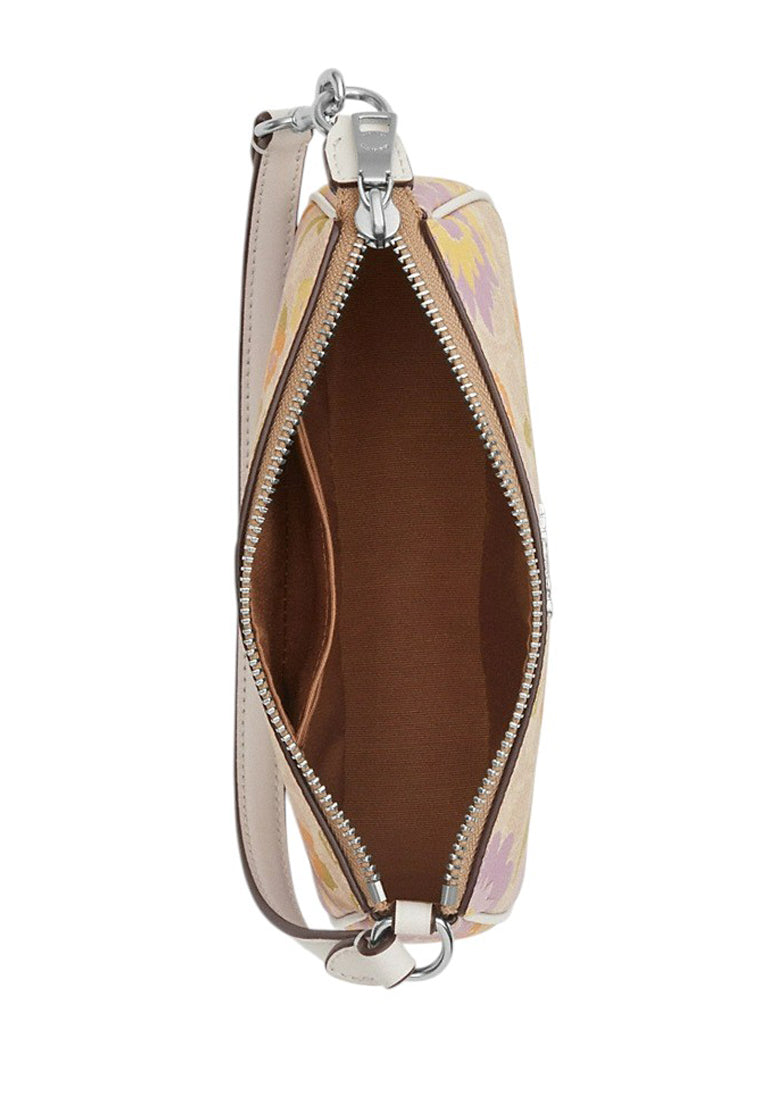 Coach Nolita 19 In Signature Canvas With Floral Print In Sand Multi (Shw)(Cbm73)