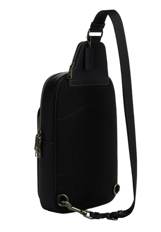 Coach Mens Ethan Pack Crossbody Bag - Charcoal Black