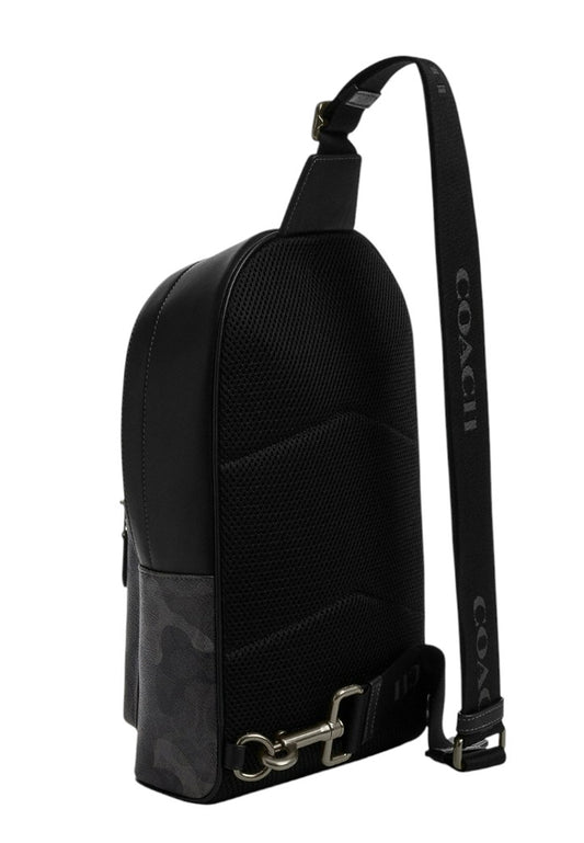 Coach Mens West Pack In Signature Camo Print - Grey/Multi