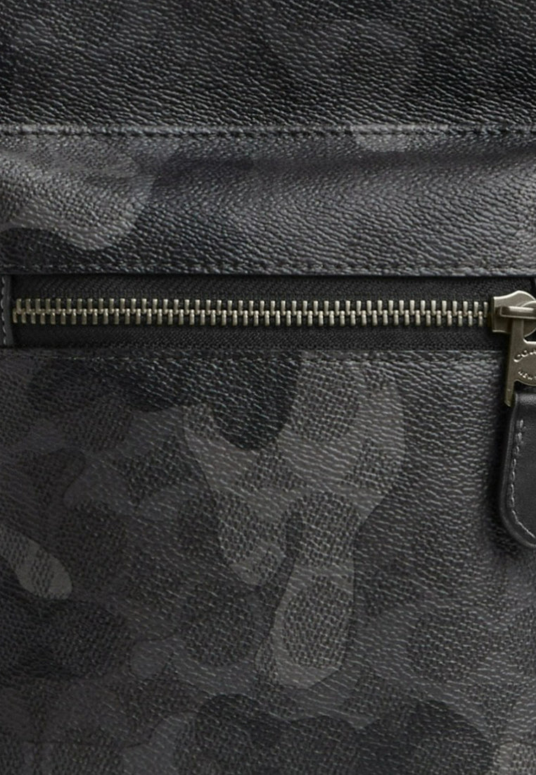 Coach Mens West Pack In Signature Camo Print - Grey/Multi