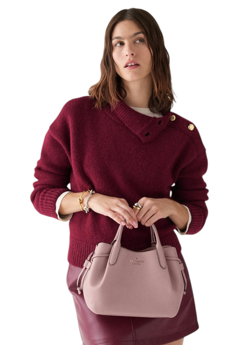 Kate Spade Dumpling Small Satchel Bag - Dusk Rose