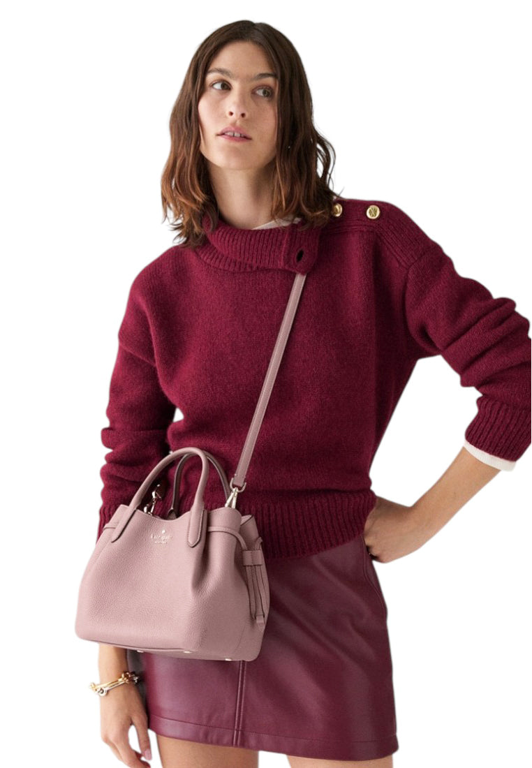 Kate Spade Dumpling Small Satchel Bag - Dusk Rose