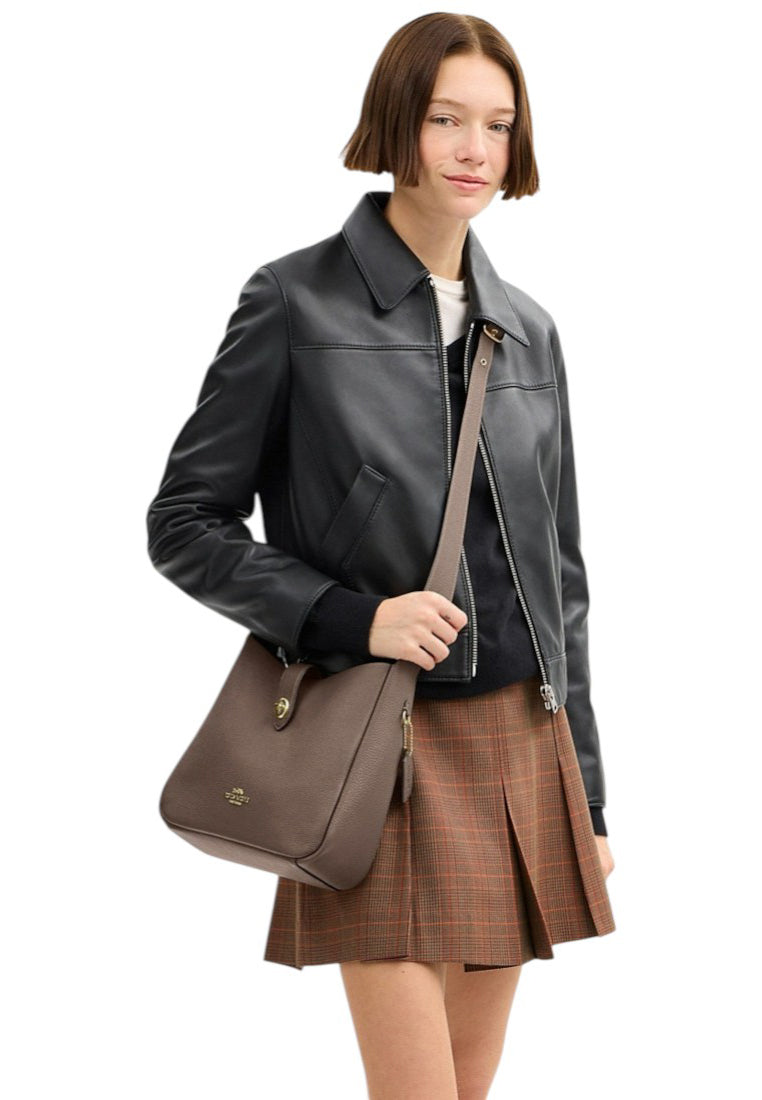 Coach Hadley Convertible Crossbody Bag - Dark Stone