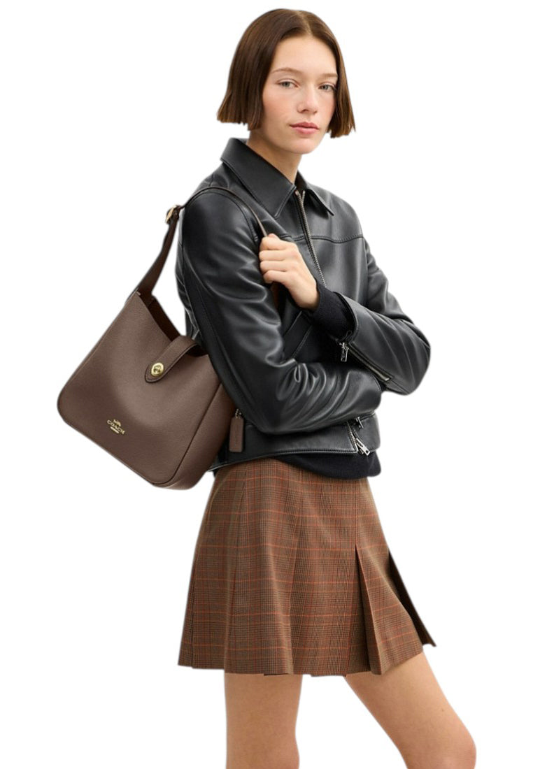 Coach Hadley Convertible Crossbody Bag - Dark Stone