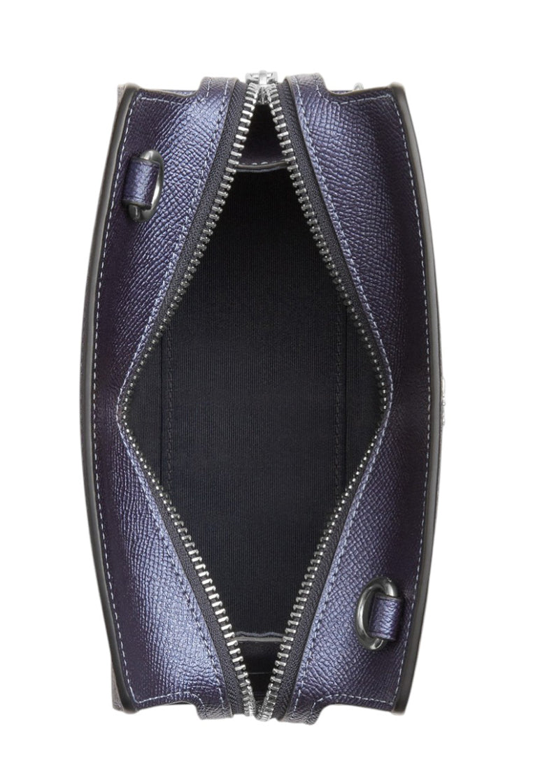 Coach Gia Crossbody Bag In Signature Canvas - Navy