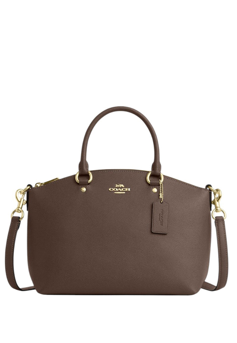 Coach Sadie Satchel Bag - Dark Stone