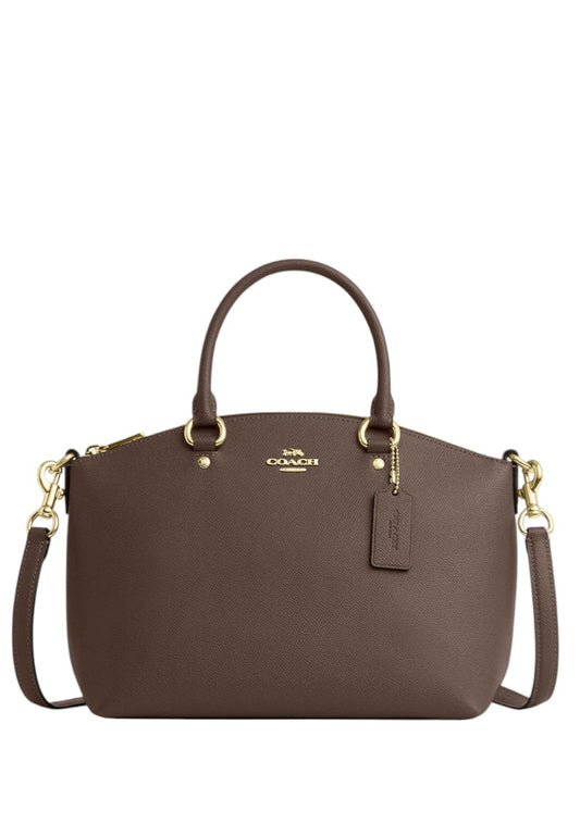 Coach Sadie Satchel Bag - Dark Stone